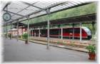 Regionalexpress auf Gleis 3 im Bahnhof Bad Kissingen